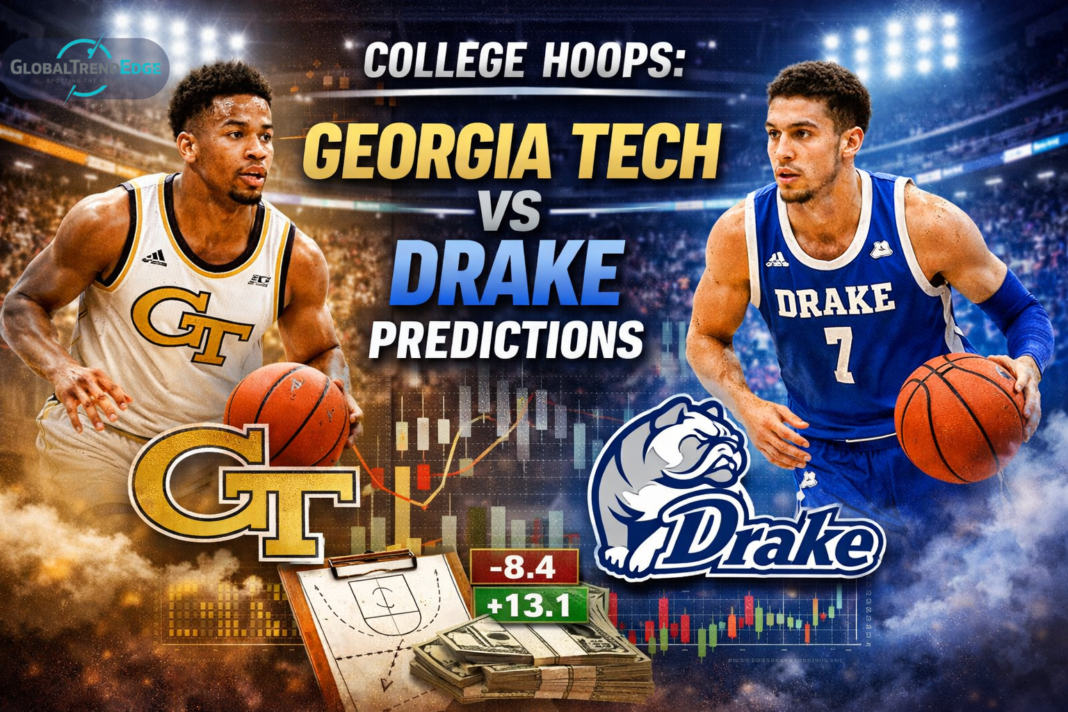College Hoops Georgia Tech vs Drake Predictions Tournament Matchup Analysis