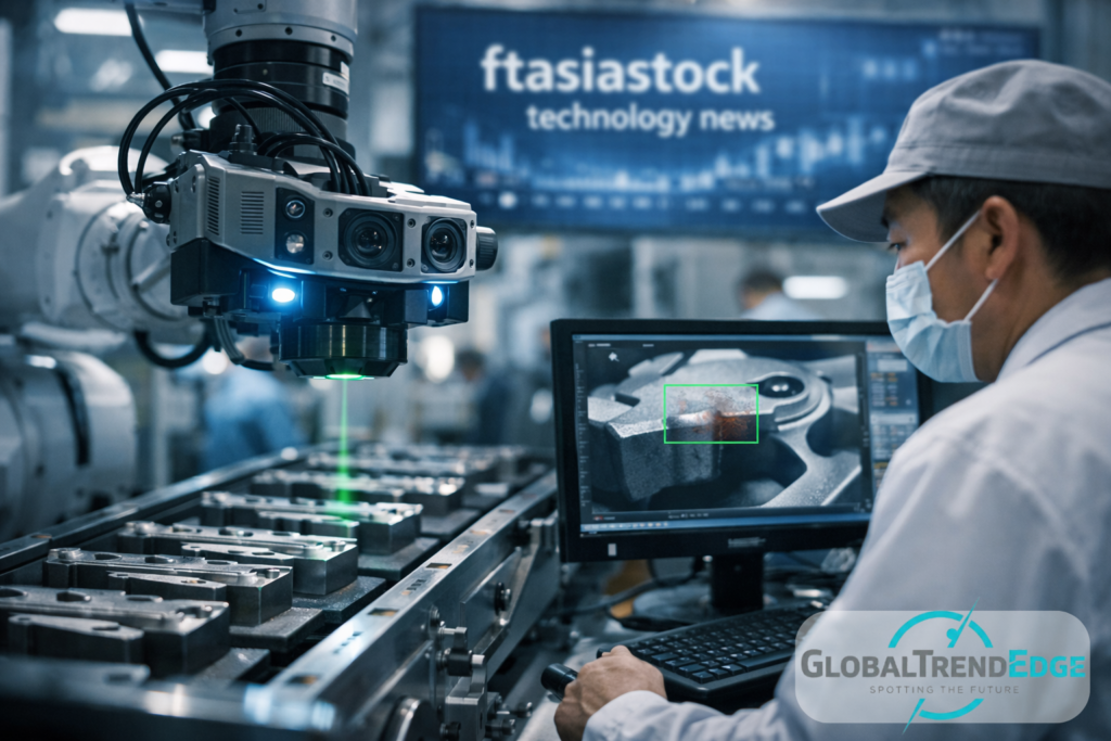 AI-powered edge inference quality control system in Asian semiconductor manufacturing facility featured in ftasiastock technology news