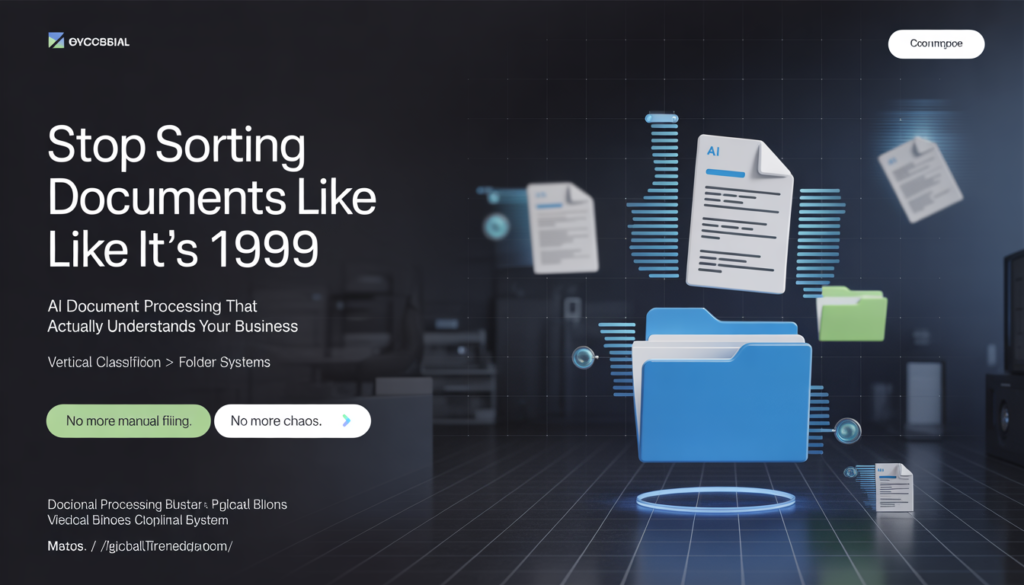 Stop sorting documents like it’s 1999 with AI document processing and vertical classification system from https://globaltrendedge.com/